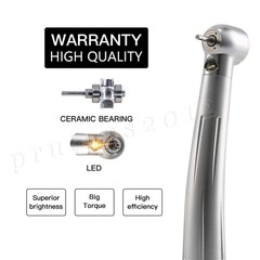 SELF-POWER Dental High Speed LED E-generator Handpiece 4Hole 2Hole Turbine