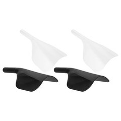 4 Pcs Hair Spray Mask Shield Face Makeup Hood Silicone Masks