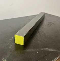 1″ 1018 Cold Drawn Steel Square Bar Stock x 12″ Length , Welding Metal