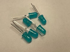 Flashing Blinking LEDs LED 5mm Red Blue Yellow Green QTY 12