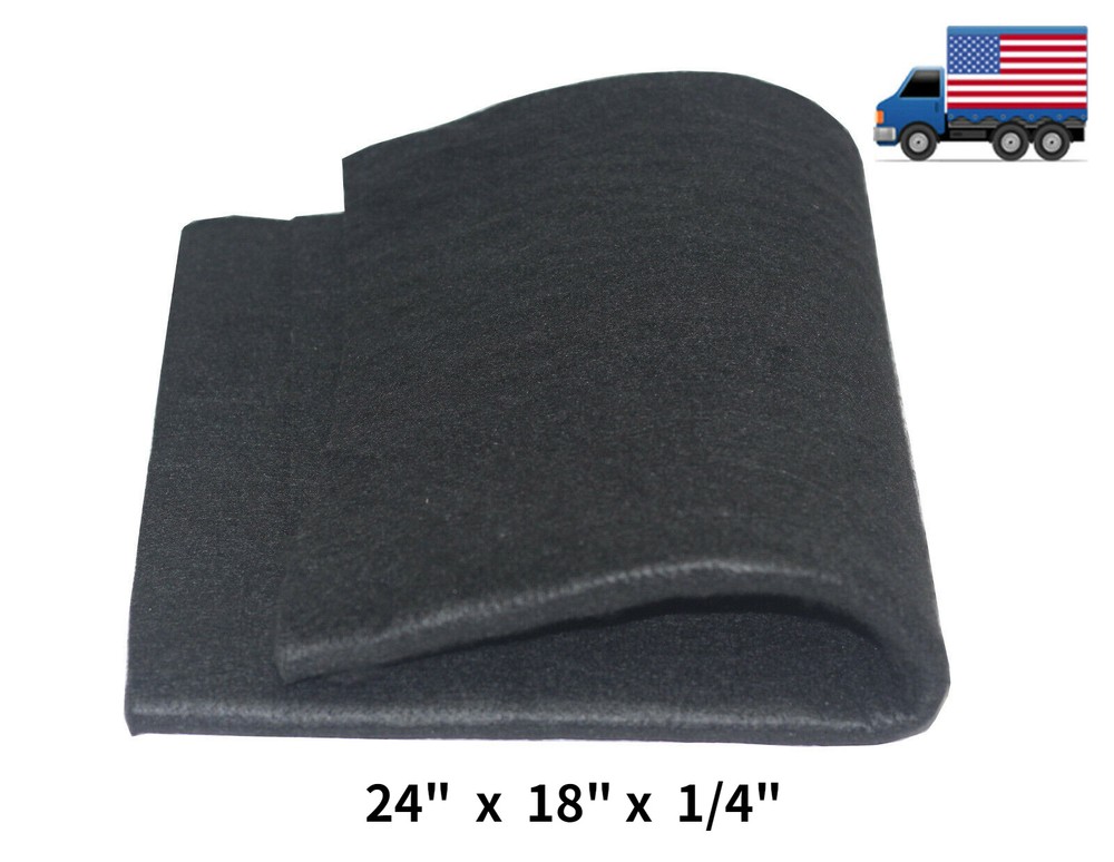Carbon Fiber Welding Blanket Felt Black 24″ X 18″ X 1/4″ High Temp Torch Pad US