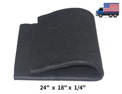 Carbon Fiber Welding Blanket Felt Black 24″ X 18″ X 1/4″ High Temp Torch Pad US