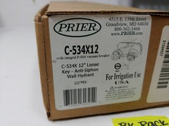 Prier C-534X 12″ Loose Key-Anti-Siphon Wall Hydrant
