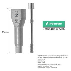 Dental ScanBody Transfer Analog for Straumann NC/RC Impression Tray Tool CAD/CAM