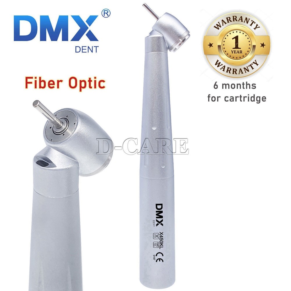 DMXDENT Dental Surgical 45° Fiber Optic LED High Speed Handpiece fit NSK KAVO CL