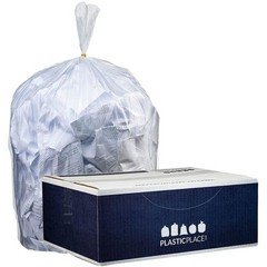 Plasticplace 20-30 Gallon 0.9 Mil Extra Clear Recycling 30 X 36 200 Count 30 X