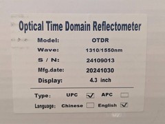 16-in-1 OTDR Optical Fiber Tester 1310/1550nm, 4.3′ Touch Screen & Event Map OLT