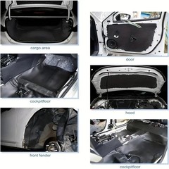Self-Adhesive Rubber Foam Roll Soundproofing Insulation Waterproof DIY Car Home