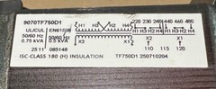 SQUARE D 9070TF750D1 CONTROL TRANSFORMER, 1-PHASE, 0.75 kVA, 4R928, NEW!