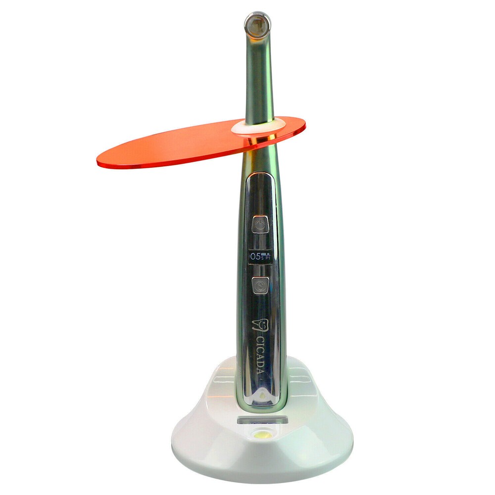 Dental LED Curing Light 1 Second Curing With Light Meter 1800M W/cm² Metal Head