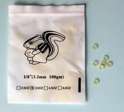 8 bags x 100 Dental Rubber Bands Orthodontic Elastics Braces 1/8″ 3.5 oz light