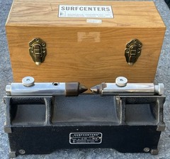 Vintage Brunswick Engineering Surfcenters Model SC 12-2C Bench Centers Machinist