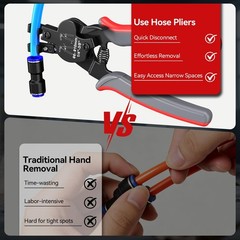 Air Line Disconnect Tool Push to Connect Fittings Pliers Quick Release Pneuma…
