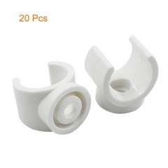 Litoexpe 3/4 Inch PEX Pipe Clamps, 20mm PVC Pipe Holder, Plastic UHook PEX Pi…