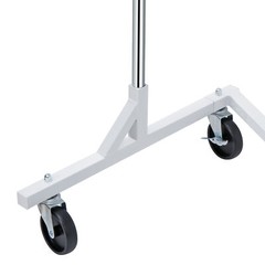 2PCS Commercial Clothing Rack Collapsible Rolling Garment Clothes Rack w/ Wheels