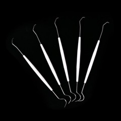 100 Pcs/Bag Sterilized Disposable Dental Probe Double Ends Explorer Examination