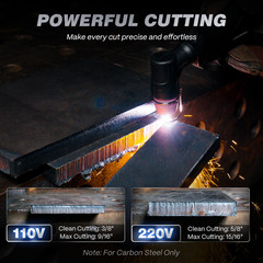 ARCCAPTAIN 60A Plasma Cutter Non-Touch Pilot Arc HF Large LED Display 110V/220V