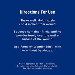Farnam Wonder Dust Wound Powder for Horses and Show Stock, 4 Ounces 4 Ounce