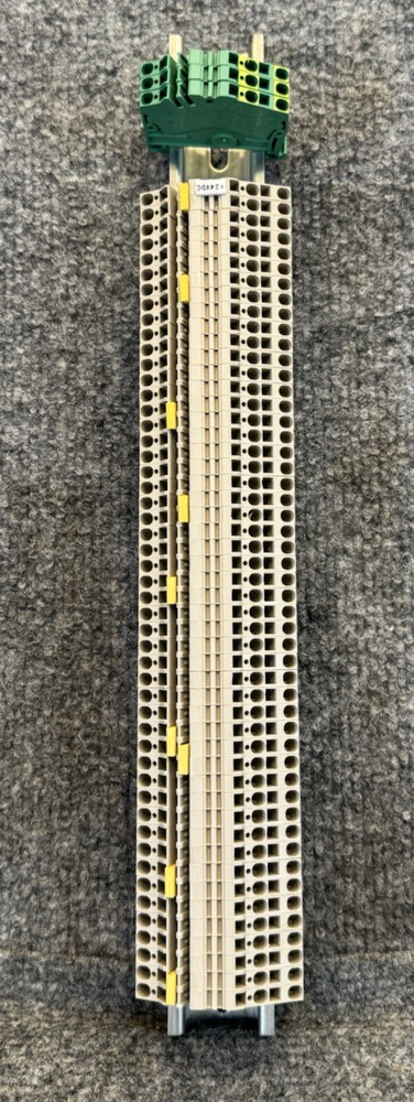 Weidmuller ZDU 2.5-2 Terminal Blocks DIN Rail Assembly 50 Gray 3 PE Ground