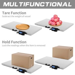 1100 lbs Large Digital Electronic Scale Veterinary Pet Animal Weight for Dog Cat