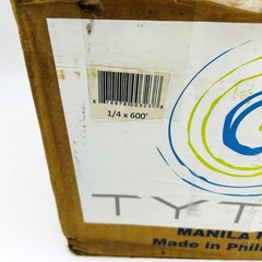 Tytan MN14600 Manila Rope 1/4in X 600ft 3-Strand Twisted 54 lb Load Natural