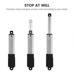 Mini Micro Linear Actuator 1.4LBS 12V 2″ 50MM Stroke Fast Speed Up To 6inch/s