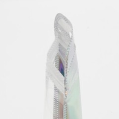 Pack of 100 Clear & Holographic Stationary Beauty Packaging Supply Mylar Bags