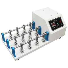 110V Leather Clamped& Folding Resistance Testing Machine 22.5° Bend Angle