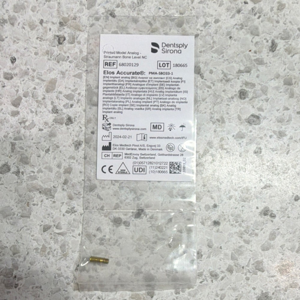 Dentsply Sirona Printed Model Analog Straumann Bone Level NC 68020129