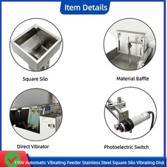 110V Automatic Vibrating Feeder Feeding Device