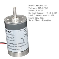 DC 12V 24V DC Motor High Speed Large Torque 2000-5000rpm Shaft 5mm 6mm 8mm