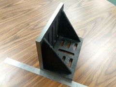 Slotted Angle Plate webbed End 10x8x6″ high tensil accurate ground SAPW-1086-new