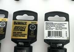 Dewalt 11 Piece 3/8″ Drive Impact Ready Deep Socket Set