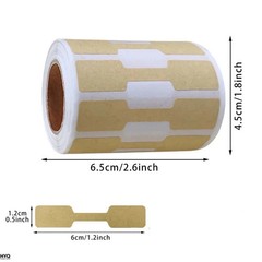 500Pcs Jewelry Tags Roll Price Identify Jewelry Price Tags Stickers Labels Ring