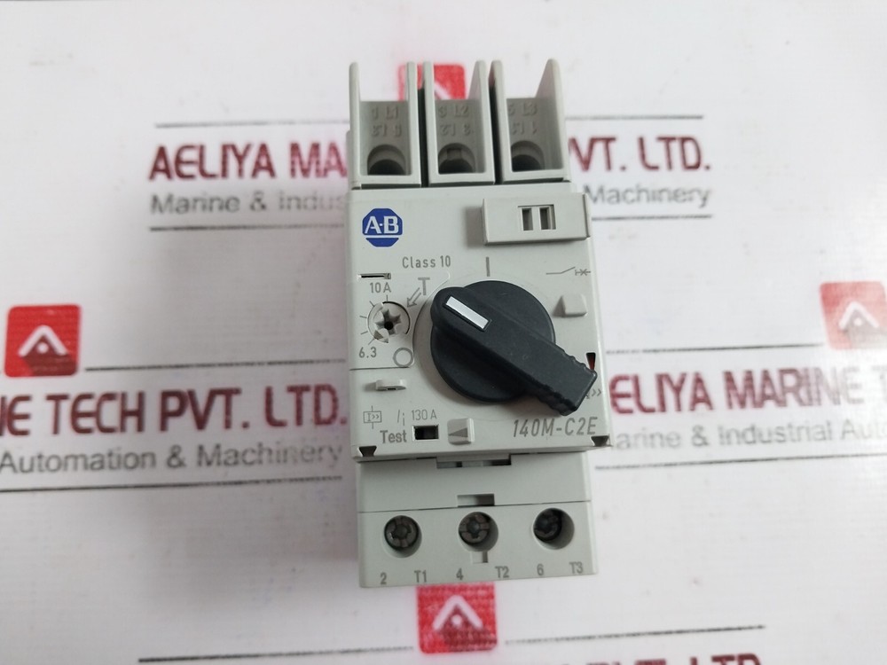 Allen-Bradley 140M-C2E-C10 Motor Protection Circuit Breaker 6.3-10A Class 10