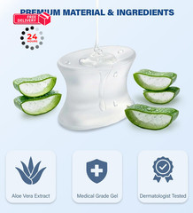 12 Pack Gel Toe Separators & Spacers – Aloe Infused Bunion Pads for M, Clear