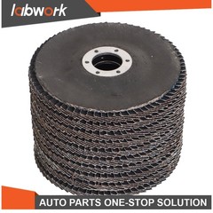 Labwork Premium Zirconia Flap Disc Sanding Grinding 100 Pcs 4.5”x7/8” 80 Grit