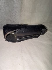 Boston Leather 5526 MK-4 Chemical Spray Holder Black Leather Duty Belt Mace Case