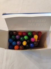 33 Dry Erase Markers Lot – 13 Black EXPO Fine Tip + 20 Color COMIX Fine Tip Mark