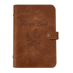 Blank Recipe Book Binder to Write in Your Own Recipes, Leather Family Recipe …