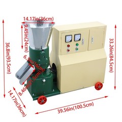 4mm Feed Pellet Machine Electric Poultry Feed Grinder&Pelletizer 220V200-250kg/h
