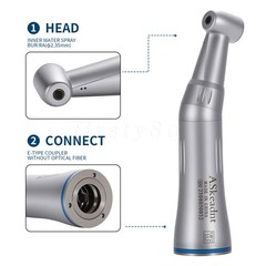 Dental Slow Low Speed Straight Handpiece Air Motor 4Holes E-type NSK STYLE WY4