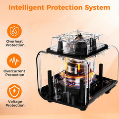 1600W Commercial Professional Blender for Kitchen, Heavy Duty Countertop Smoothi