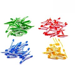 Disposable Plastic Wave Shape Dental Tooth Gap Composite Interdental Wedge Mixed