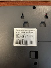 Attendance Machine T200 FACE PALM VEIN AND FINGER PRINT