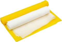 Silk Screen Printing Mesh, 100/110/120/140/160/180/200/250/300Mesh, White Yello