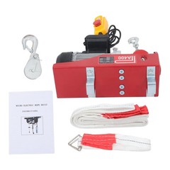 PA400 880lbs Mini Electric Hoist 328ft/100m Wireless Remote Control 110V 980W