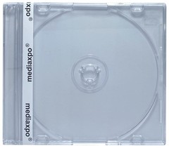 100 SLIM SUPER Clear CD Jewel Cases & 100 OPP Bags