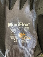 ATG 34-874 MaxiFlex Ultimate Grip Coated WORK GLOVES 12 pair XL