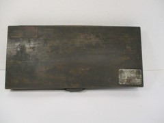 STARRETT WEBBER Croblox Gage Block Storage CASE (only) Model # SCS81A in GC